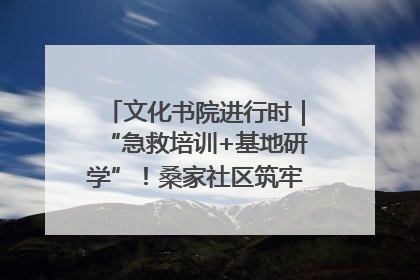 文化书院进行时｜“急救培训+基地研学”！桑家社区筑牢居民健康防线