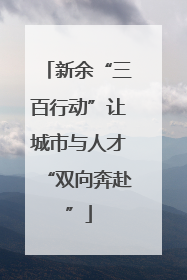 新余“三百行动”让城市与人才“双向奔赴”