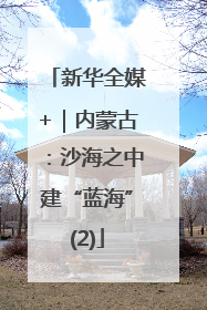 新华全媒+｜内蒙古：沙海之中建“蓝海”(2)