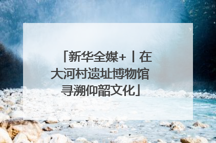 新华全媒+丨在大河村遗址博物馆寻溯仰韶文化
