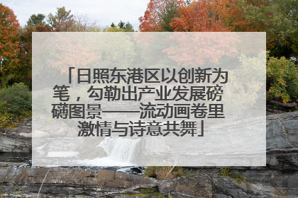 日照东港区以创新为笔，勾勒出产业发展磅礴图景——流动画卷里 激情与诗意共舞