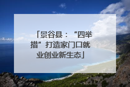 景谷县：“四举措”打造家门口就业创业新生态