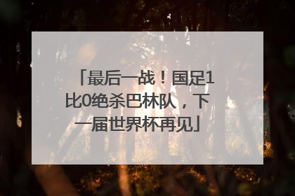 最后一战！国足1比0绝杀巴林队，下一届世界杯再见