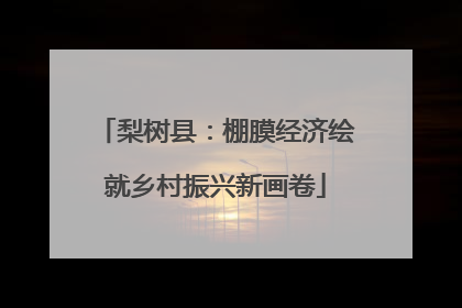 梨树县：棚膜经济绘就乡村振兴新画卷