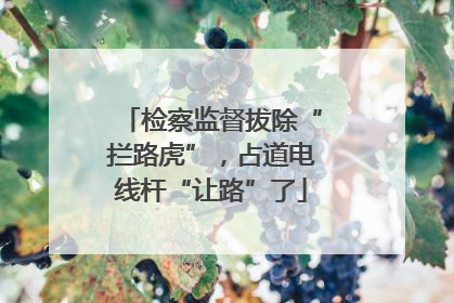 检察监督拔除“拦路虎”，占道电线杆“让路”了