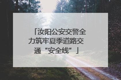 汝阳公安交警全力筑牢夏季道路交通“安全线”