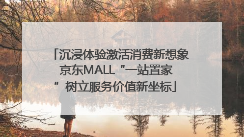 沉浸体验激活消费新想象 京东MALL“一站置家”树立服务价值新坐标