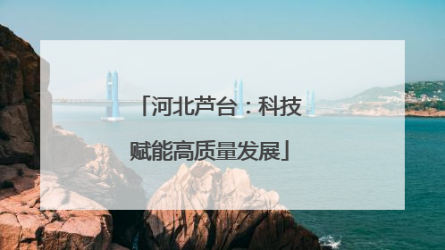 河北芦台：科技赋能高质量发展