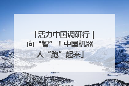 活力中国调研行｜向“智”！中国机器人“跑”起来