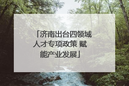 济南出台四领域人才专项政策 赋能产业发展