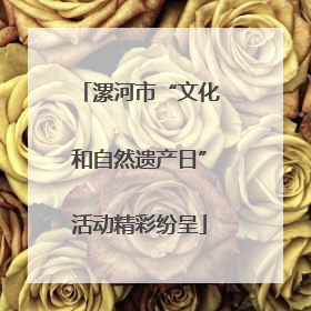 漯河市“文化和自然遗产日”活动精彩纷呈