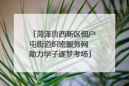菏泽鲁西新区佃户屯街道织密服务网 助力学子逐梦考场