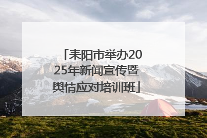 耒阳市举办2025年新闻宣传暨舆情应对培训班