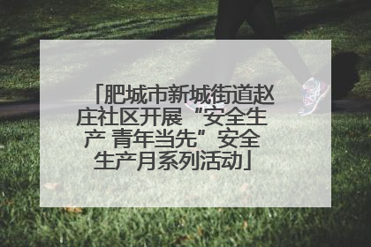 肥城市新城街道赵庄社区开展“安全生产 青年当先”安全生产月系列活动