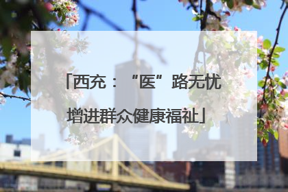 西充：“医”路无忧 增进群众健康福祉