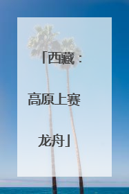 西藏：高原上赛龙舟