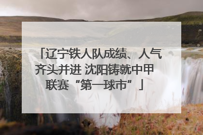 辽宁铁人队成绩、人气齐头并进 沈阳铸就中甲联赛“第一球市”