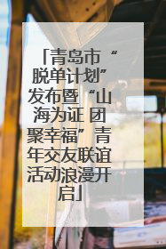 青岛市“脱单计划”发布暨“山海为证 团聚幸福”青年交友联谊活动浪漫开启