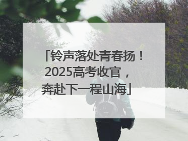 铃声落处青春扬！2025高考收官，奔赴下一程山海