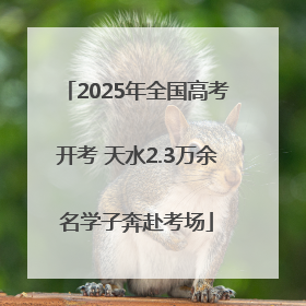 2025年全国高考开考 天水2.3万余名学子奔赴考场