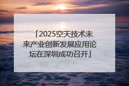 2025空天技术未来产业创新发展应用论坛在深圳成功召开
