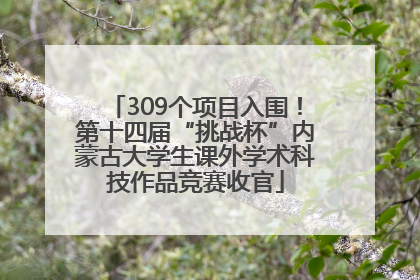 309个项目入围！第十四届“挑战杯”内蒙古大学生课外学术科技作品竞赛收官