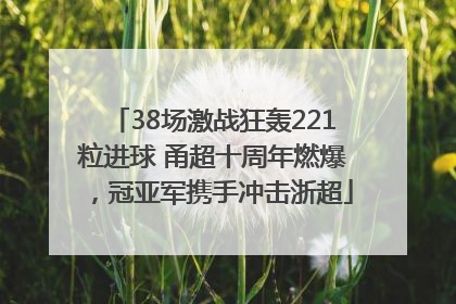 38场激战狂轰221粒进球 甬超十周年燃爆，冠亚军携手冲击浙超